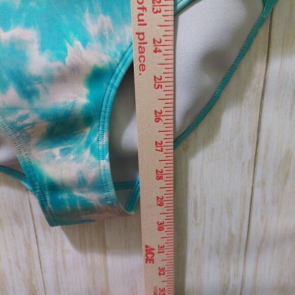 Calme Womens Neoprene Zip Front One Piece Blue Swim/Snorkel/Scuba Suit Small - Picture 10 of 10